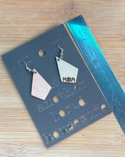 Load image into Gallery viewer, Wooden Mom Burnt Earring