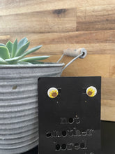Load image into Gallery viewer, Sunflower Clay Essential Oil Diffuser Earring Studs