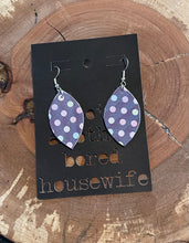 Load image into Gallery viewer, Faux Leather Polka Dot Pastel Earrings