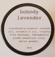 Load image into Gallery viewer, 4 oz. natural body melt Bobody Lavender
