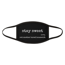 Load image into Gallery viewer, Mixed-Fabric Face Mask stay sweet