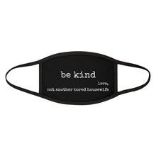 Load image into Gallery viewer, Mixed-Fabric Face Mask-be kind