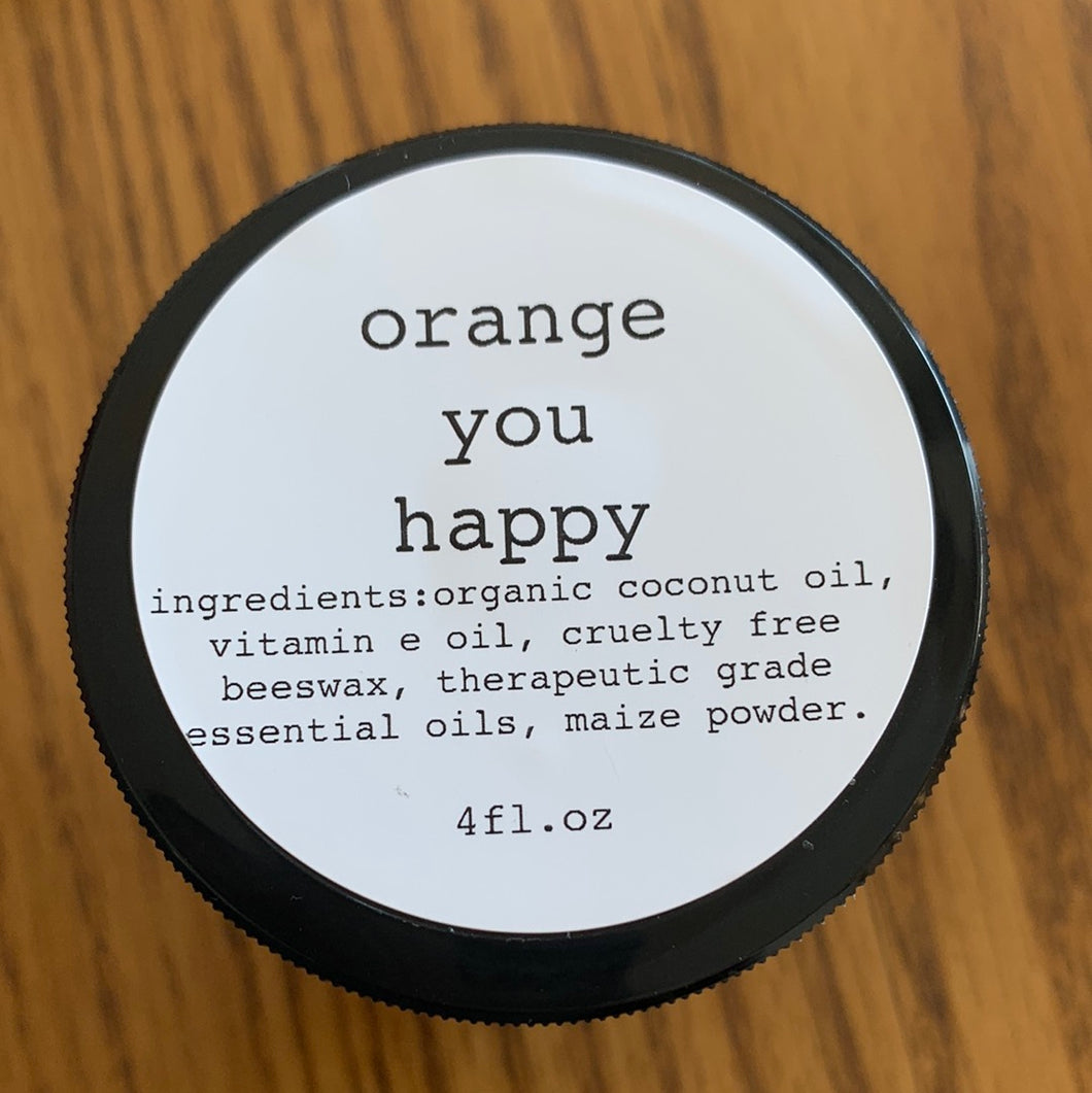 4 oz. natural body melt Orange You Happy