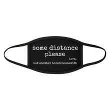 Load image into Gallery viewer, Mixed-Fabric Face Mask-Some Distance Please
