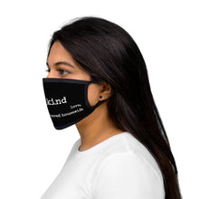 Load image into Gallery viewer, Mixed-Fabric Face Mask-be kind
